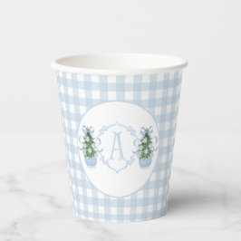 Vasos De Papel Navidades Preppy Southern Blue Boy Baby Shower