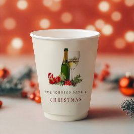 Vasos De Papel Navidades Purpurina Fiesta de cócteles