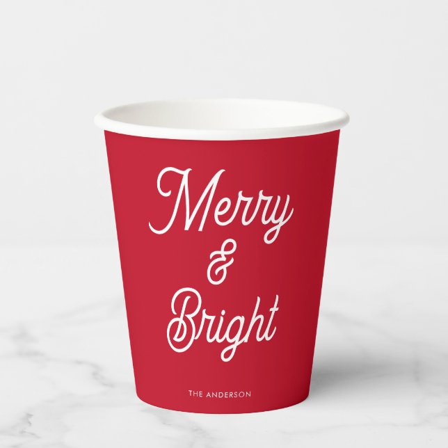 Vasos De Papel Navidades rojos moros y brillantes (Anverso)