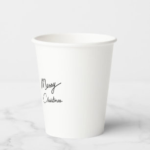 Vasos De Papel Navidades saludando a la tipografía pegatina, tint