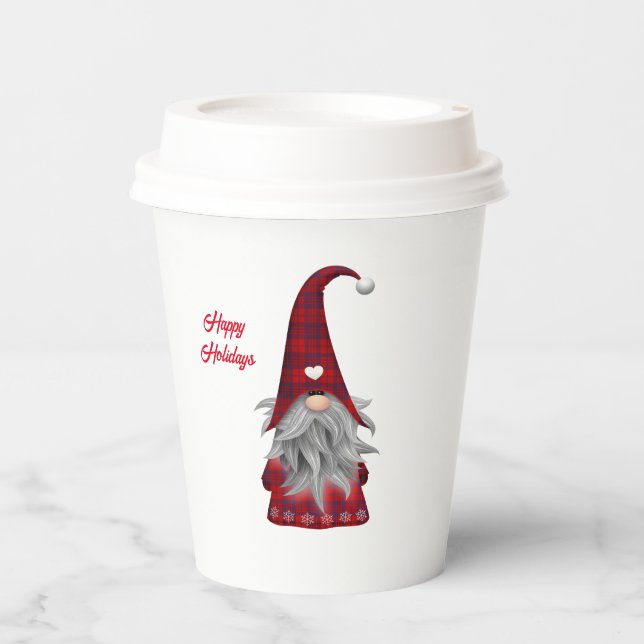 Vasos De Papel Navidades Santa (Anverso)