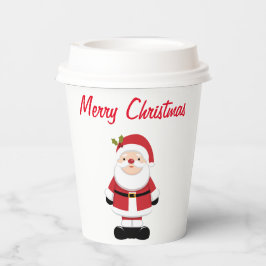 Vasos De Papel Navidades Santa Claus
