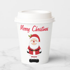 Vasos De Papel Navidades Santa Claus