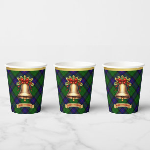 Vasos De Papel Navidades Tartán Personalizados Armstrong
