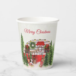 Vasos De Papel Navidades Trailer Camper Outdoorsy Tema