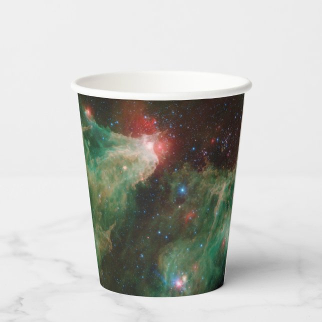 Vasos De Papel Nebulosa Verde Cepheus B y C (Reverso )