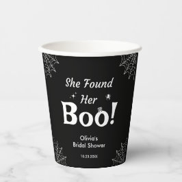 Vasos De Papel Negra Encontró a Su Amor Halloween Despedida de So