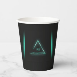 Vasos De Papel Neon Glow Paper cup