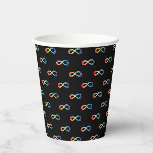 Vasos De Papel Neurodiversidad Autismo Conciencia Aceptación Arco