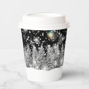 Vasos De Papel Nevada en el solsticio de invierno
