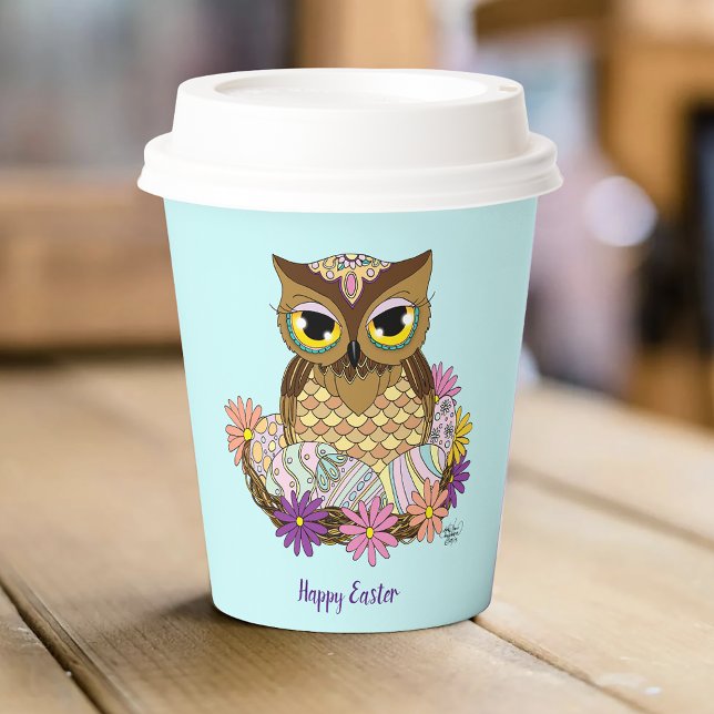 Vasos De Papel Nido de Oveja de Pascua (Subido por el creador)