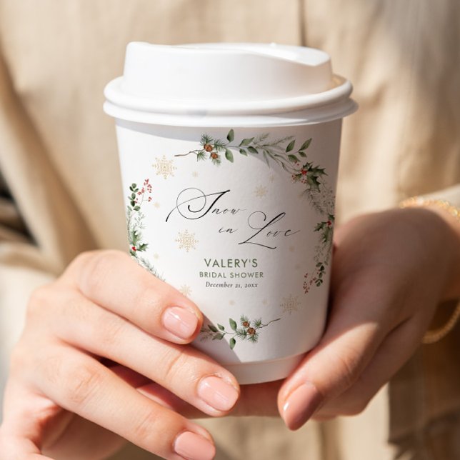 Vasos De Papel Nieve de Amor Fiesta de Despedida de Soltera de In (Subido por el creador)