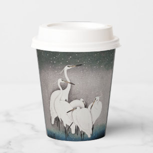 Vasos De Papel Nieve de invierno de granos de Koson en Japón