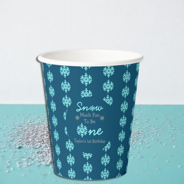 Vasos De Papel Nieve Mucho Diversión Para Ser Uno (Subido por el creador)
