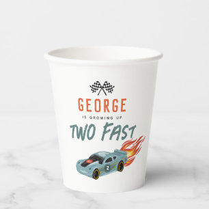 Vasos De Papel Niños dos coches de Carreras rápida de segundo cum