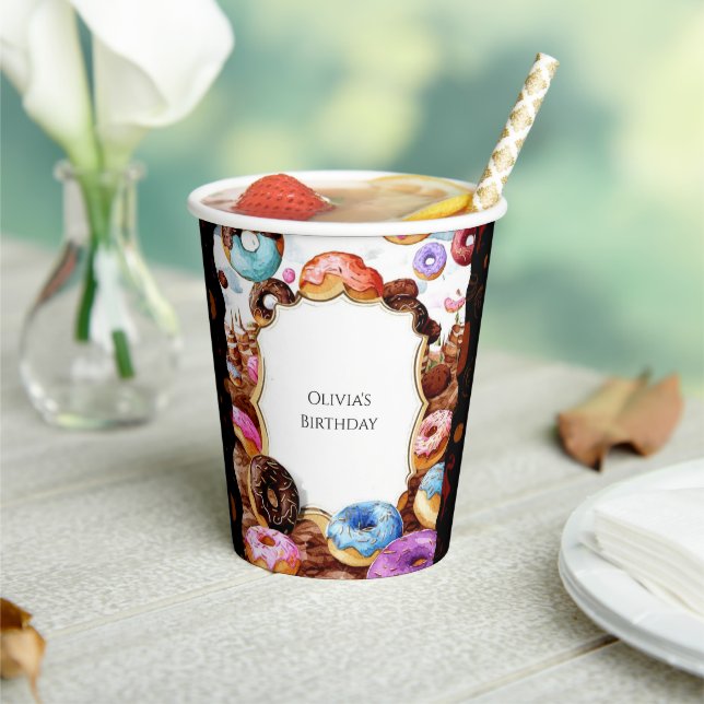 Vasos De Papel Niños simples no cumplen sus años (in situ)