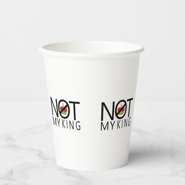 Vasos De Papel No es mi rey (Anverso)