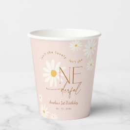 Vasos De Papel No Es UNA maravillosa Daisy Cumpleaños 1