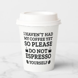 Vasos De Papel No Espresso