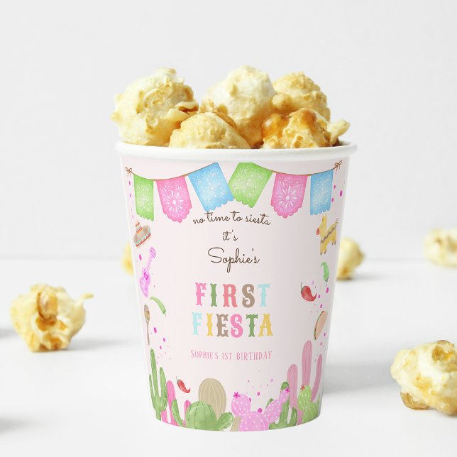 Vasos De Papel No hay tiempo para la siesta fiesta mexicana de pr (Subido por el creador)