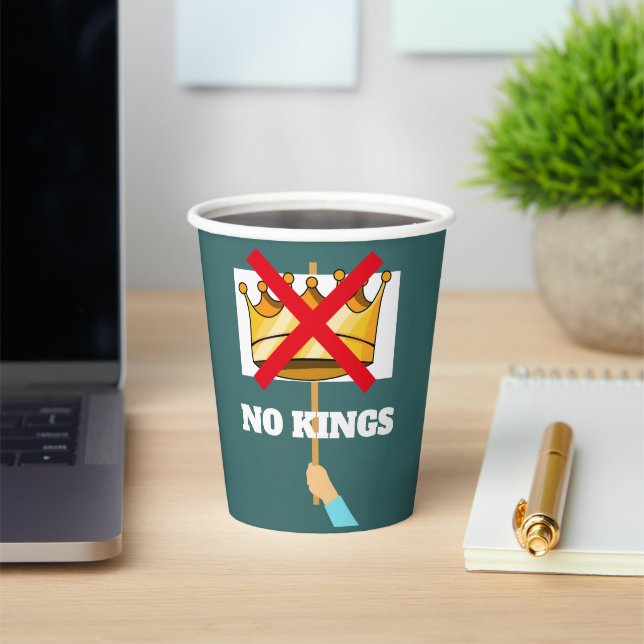 Vasos De Papel No Kings Paper Cup (in situ)