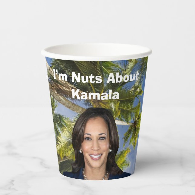 Vasos De Papel No me gusta Kamala (Anverso)