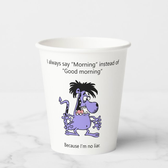 Vasos De Papel No soy mentirosa (Anverso)