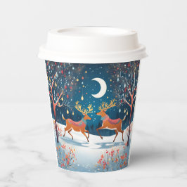 Vasos De Papel Noche de Navidad