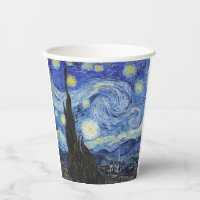 Noche estrellada Van Gogh Cuadros de papel
