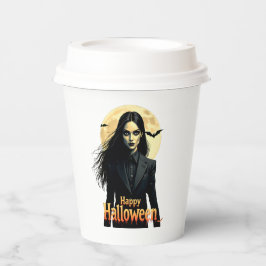 Vasos De Papel Noche Witchy Halloween