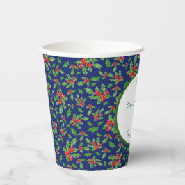 Vasos De Papel Nombre personalizado del Fiesta de Cookie Exchange