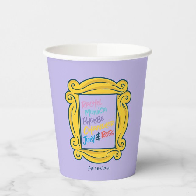 Vasos De Papel Nombres FRIENDS™ en Peephole (Izquierda)