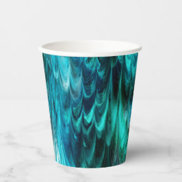 Vasos De Papel nonpareil kelpie verde azulado: