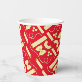 Vasos De Papel Noodles Pasta Niño Fiesta de cumpleaños 1 italiano
