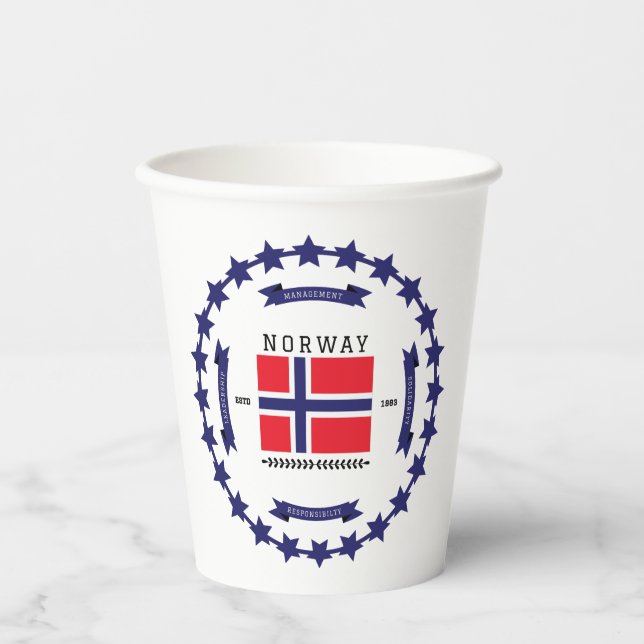 Vasos De Papel Noruega (Anverso)