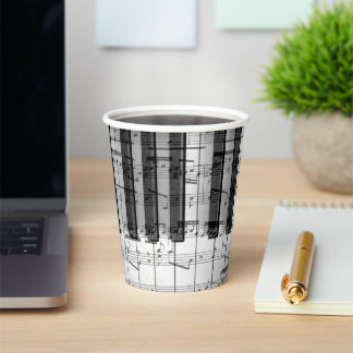 Vasos De Papel notas de música de piano