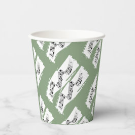 Vasos De Papel Notas musicales