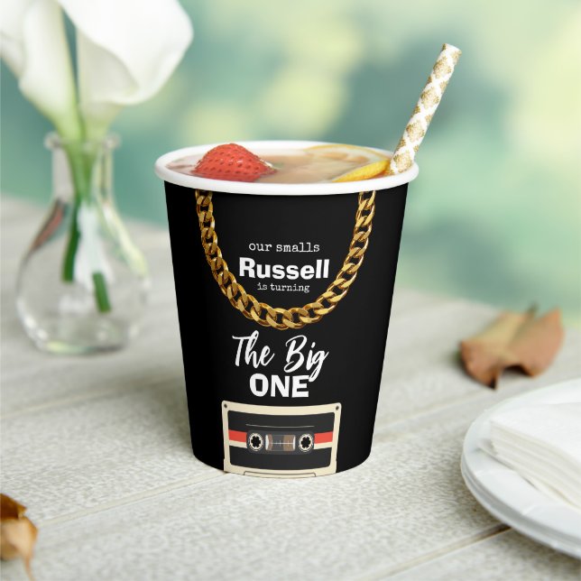 Vasos De Papel Notorious One 1st Birthday (in situ)