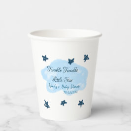 Vasos De Papel Nubes azules parpadean Twinkle Little Star baby sh