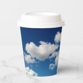 Vasos De Papel Nubes blandas largas