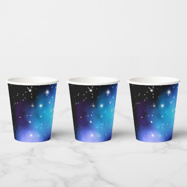 Vasos De Papel Nubes espaciales Galaxy Starlight (Multi)