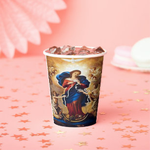 Vasos De Papel Nuestra dama de los nudos