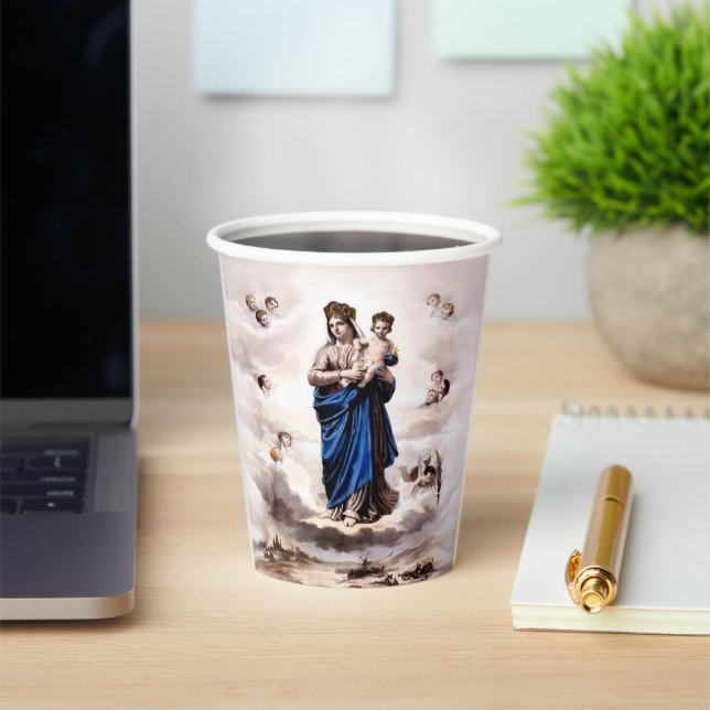 Vasos De Papel Nuestra dama del rápido éxito BW (in situ)