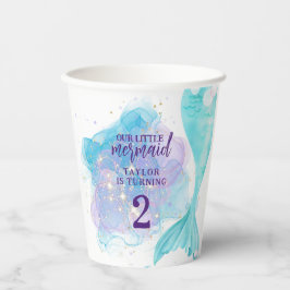 Vasos De Papel Nuestra pequeña fiesta de cumpleaños con fotos de 