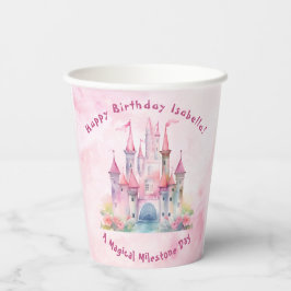 Vasos De Papel Nuestra pequeña princesa cumple un cumpleaños