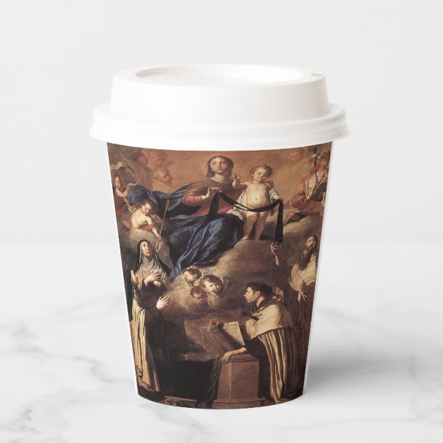 Vasos De Papel Nuestra Señora del Monte Carmel 1641 (Anverso)