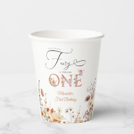 Vasos De Papel Nuestro pequeño jardín floral de hadas