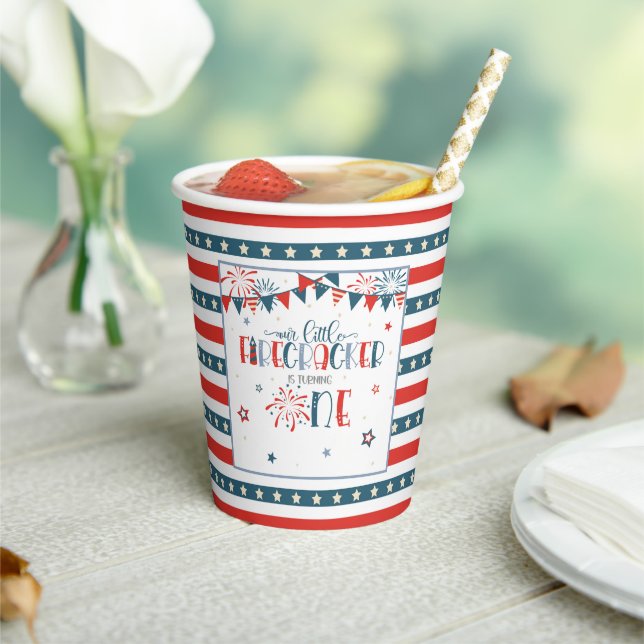 Vasos De Papel Nuestros pequeños pepitas de Fiestas de cumpleaños (in situ)