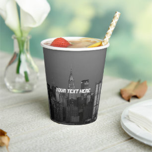 Vasos De Papel Nueva York Manhattan Empire State Building Guay