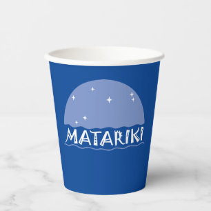 Vasos De Papel Nueva Zelandia Siete Hermanas Maori MATARIKI 1a